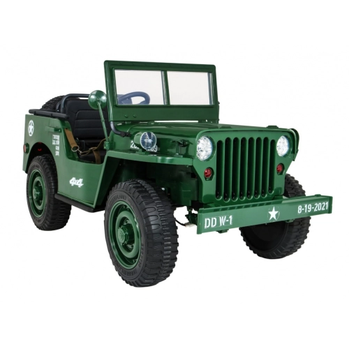 Jeep Wojskowy Retro na Akumulator 4x4  JH-101